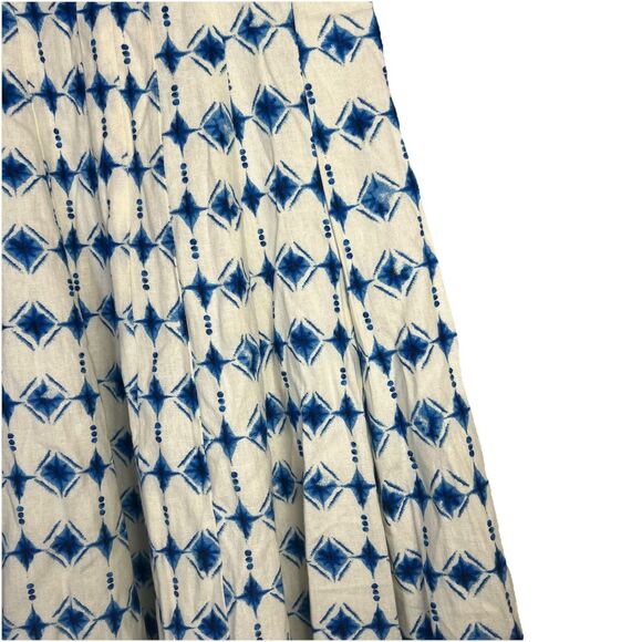 NWT CHRISTIAN LACROIX linen geometric Print Sleeveless fit flare Dress XS $498 - Picture 8 of 14